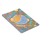 サーフライダーパターン ノートブック (右側)