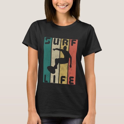 サーフライフヴィンテージサーフィン Tシャツ (正面)