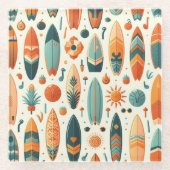 サーフライフ ガラスコースター (正面)