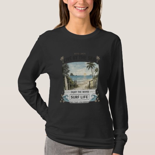 サーフライフ レディース長袖Tシャツ Tシャツ (正面)