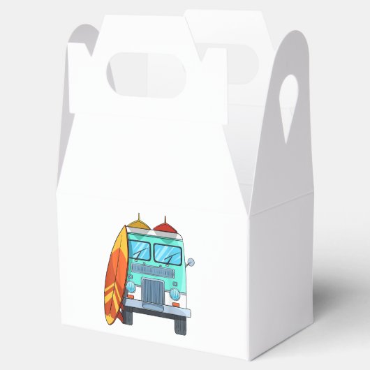 サーフヴァンサーフボードパームツリーズサーフィンサーファーウェーブズ フェイバーボックス (オープン)