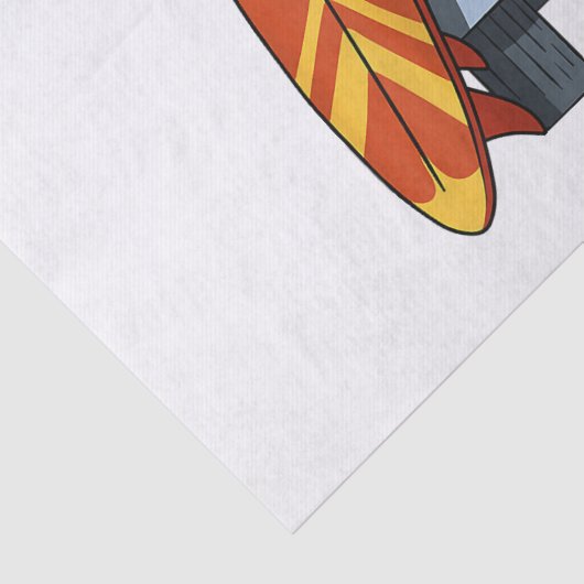 サーフヴァンサーフボードパームツリーズサーフィンサーファーウェーブズ 薄葉紙 (詳細)