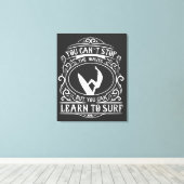 サーフ学に キャンバスプリント (インサイチュ (ウッドフロア))