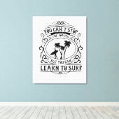 サーフ学に キャンバスプリント (インサイチュ (ウッドフロア))