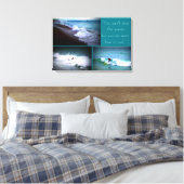 サーフ学ウォールへぶら下がったへ キャンバスプリント (インサイチュ (寝室))