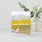 サーフ引用文休日 ポストカード (スタンド正面)