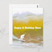 サーフ引用文休日 ポストカード (正面/裏面)