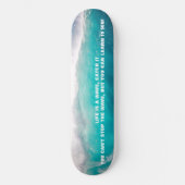 サーフ引用文 スケートボード (正面)