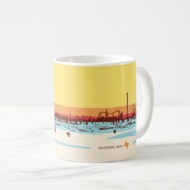 サーフ日- Galveston Island, Pleasure Pier コーヒーマグカップ