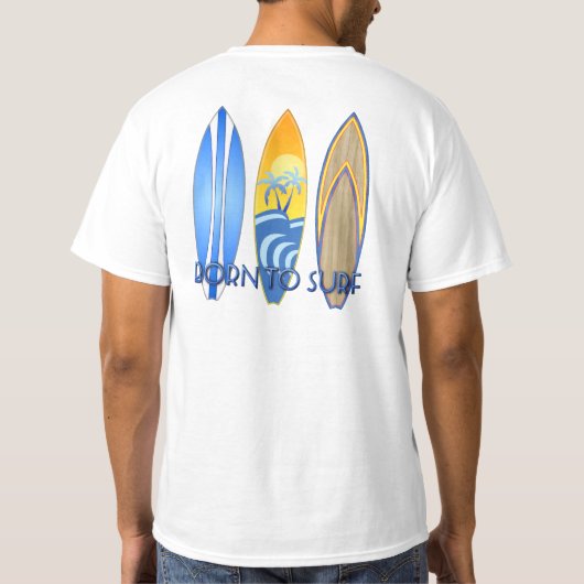 サーフ生まれトへ Tシャツ (裏面)
