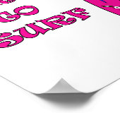 サーフ生まれムージャサーフボードホワイトへ ポスター (角)