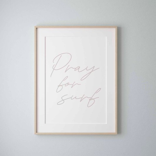 サーフ祈引用文ポスター ポスター