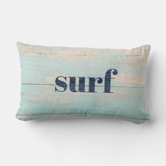 サーフ素朴ウッドビーチコースタルハウス ランバークッション (裏面)