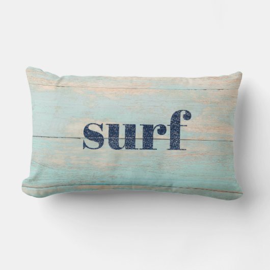 サーフ素朴ウッドビーチコースタルハウス ランバークッション (正面)