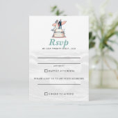 サーフ結婚カップル 出欠カード (スタンド正面)