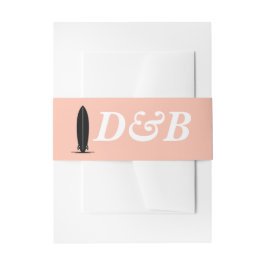 サーフ結婚カップル 招待状ベリーバンド