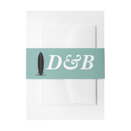 サーフ結婚カップル 招待状ベリーバンド