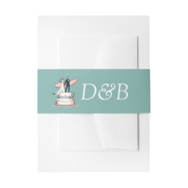 サーフ結婚カップル 招待状ベリーバンド