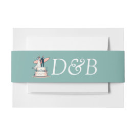 サーフ結婚カップル 招待状ベリーバンド