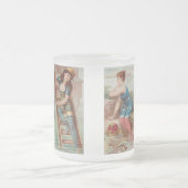 サーフ美しいマグ フロストグラスマグカップ (中央)