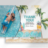 サーフ誕生日サンキューカード 招待状