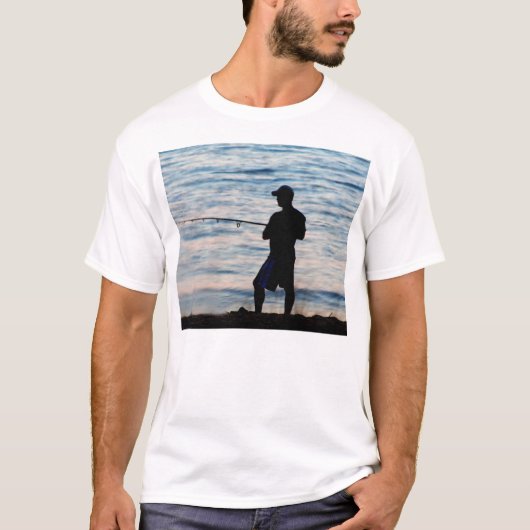 サーフ魚釣りアットデュスク6 Tシャツ (正面)