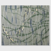 サーフ魚釣り海水中コンブ ラッピングペーパー (フラット)