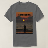サーフ魚釣り1 Tシャツ (デザイン正面)