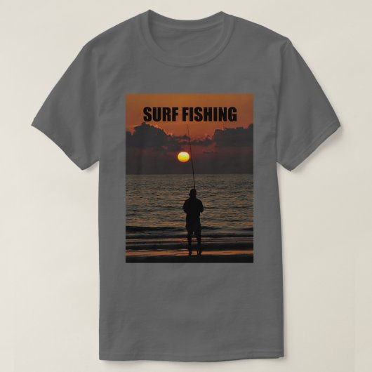 サーフ魚釣り1 Tシャツ (デザイン正面)
