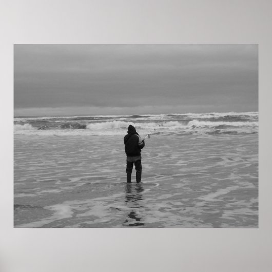 サーフ魚釣り ポスター (正面)