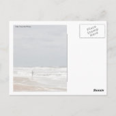 サーフ魚釣り ポストカード (裏面)