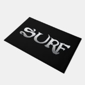 サーフ黒のdoormat ドアマット (アングル)