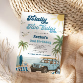 サーフ2nd誕生日招待状 – 完全に2つの星付き 招待状