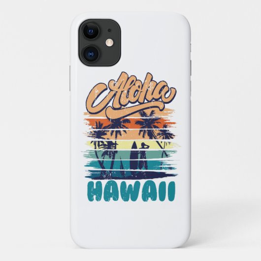 サーフ - アロハ ハワイ Case-Mate iPhoneケース (裏面)
