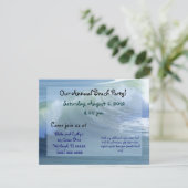 サーフ・ウェーブ・ビーチ・パーティー招待状 招待状 (スタンド正面)