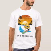 サーフ&サンソサエティ Tシャツ (正面)