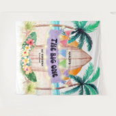 サーフ&シー | ビッグワンビーチバースデー タペストリー (正面(横))