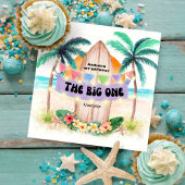 サーフ&シー |ビッグワンビーチ誕生日 スタンダードカクテルナプキン