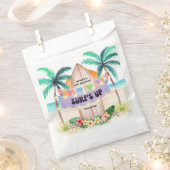 サーフ&シー | Surf's Upビーチ誕生日パーティー フェイバーバッグ (クリップ留めされた状態)