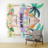 サーフ&シー | Surf's Upビーチ誕生日 タペストリー (インサイチュ(横))