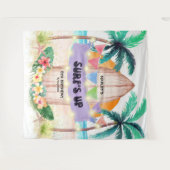 サーフ&シー | Surf's Upビーチ誕生日 タペストリー (正面(横))