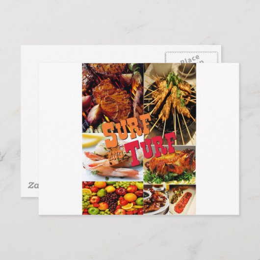 サーフ&ターフ ポストカード (正面/裏面)