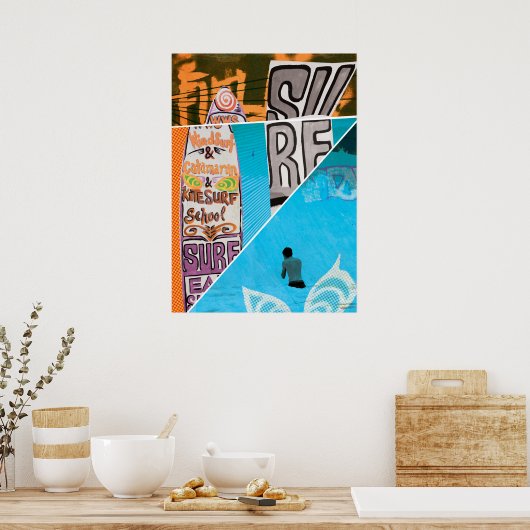 サーフ。 ポスター (キッチン)