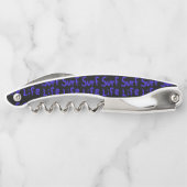 サーフ・ライフ・絵を描スプレー・ブルー ソムリエナイフ (裏面)