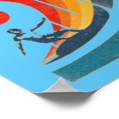 サーフ、ヴィンテージサーフィンポスター、サーフウォールアート ポスター (角)