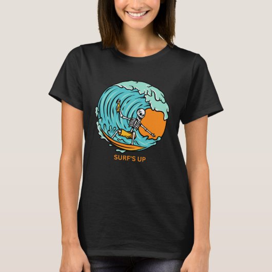 サーフsアップクールビーチVibes 1 Tシャツ (正面)
