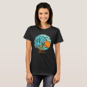 サーフsアップクールビーチVibes 1 Tシャツ (正面フル)