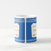 サーブあなた自身のマグは行きます コーヒーマグカップ (中央)