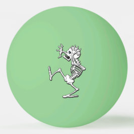サーブを予想するスケルトン 卓球ボール