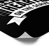 サーブバドミントンのネットハートを見る ポスター (角)